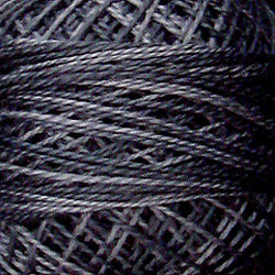 O126 Valdani Perle Cotton Size 12 / Spool 100M: VARIEGATED 100m Color No: O126 - Old Cottage Grey