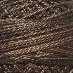 O196 Valdani Perle Cotton Size 12 / Spool 100M: VARIEGATED 100m Color No: O196 - Muddy Bark