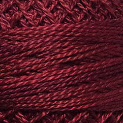 O503 Valdani Perle Cotton Size 12 / Spool 100M: VARIEGATED 100m Color No: O503 - Garnets