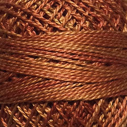 O506 Valdani Perle Cotton Size 12 / Spool 100M: VARIEGATED 100m Color No: O506 - Cinnamon Swirl