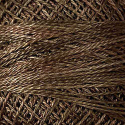Valdani Perle Cotton Size 12 thread spool, Color O518 Dusty Leaves, for quilting and embroidery
