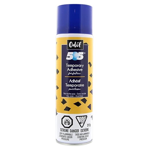 Odif 505 Spray - Temporary Fabric Adhesive, 312G