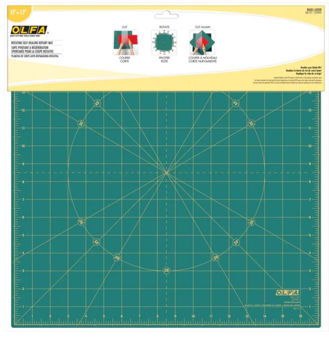 OLFA® 17" Rotating Rotary Cutting Mat | Special Order