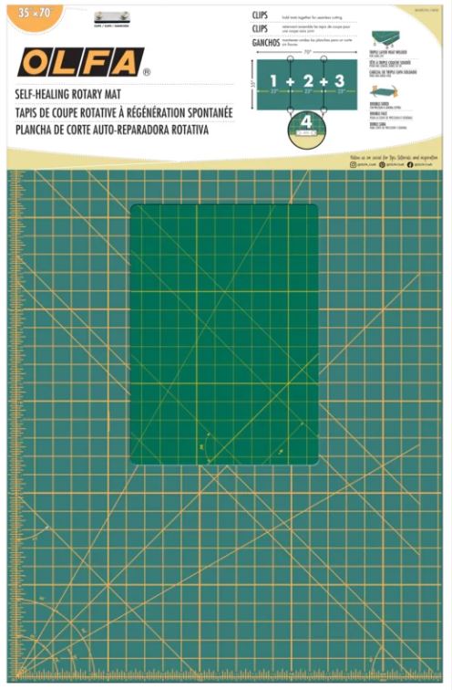 OLFA® Continuous Grid Rotary Mat Set | 35" x 70" | Special Order