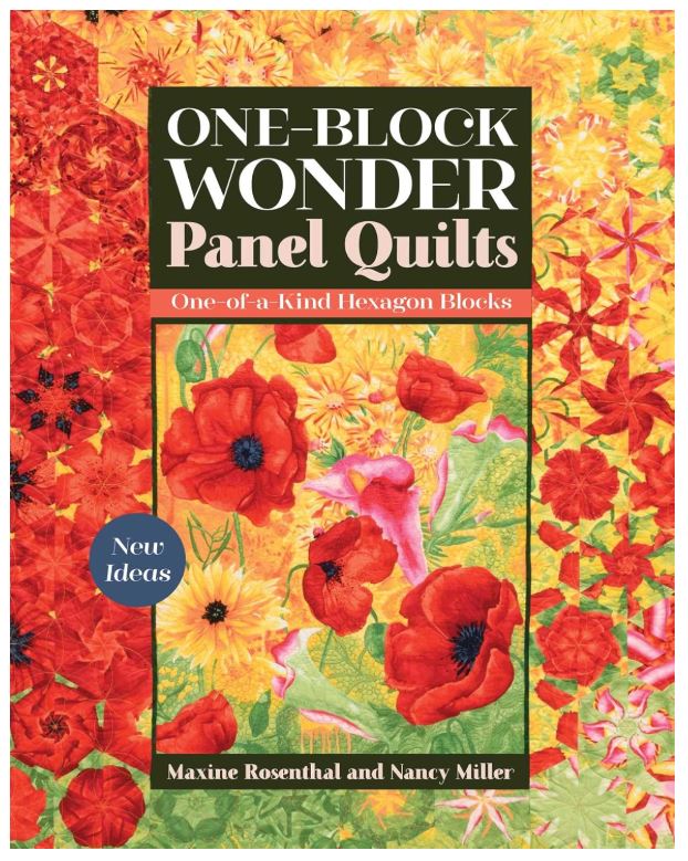 One-Block Wonder Panel Quilts: One-of-a-Kind Hexagon Blocks / 459849 Valdani perle cotton size 12 thread spool for quilting a