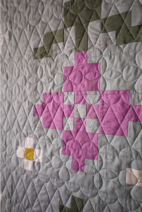 Pansy Patch Quilt Pattern by Lo & Behold Stitchery