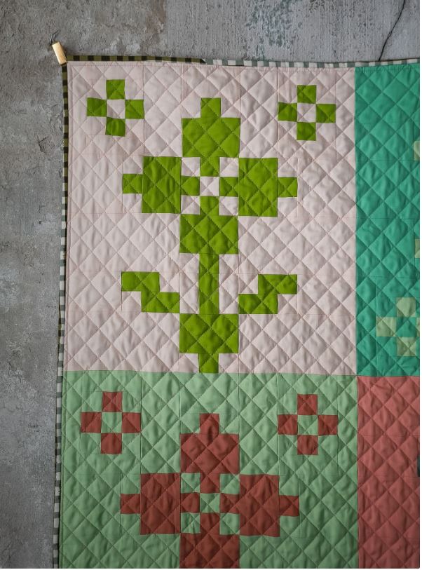 Pansy Patch Quilt Pattern by Lo & Behold Stitchery