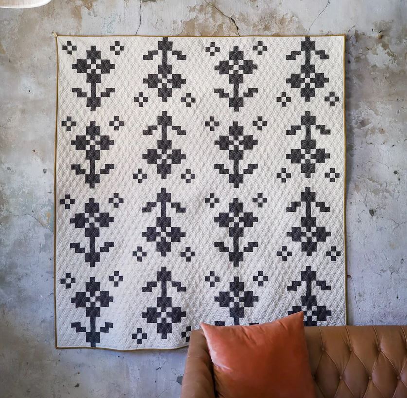 Pansy Patch Quilt Pattern by Lo & Behold Stitchery