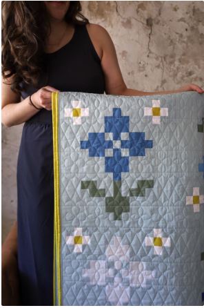 Pansy Patch Quilt Pattern by Lo & Behold Stitchery