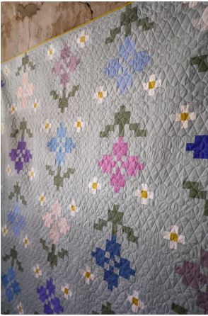 Pansy Patch Quilt Pattern by Lo & Behold Stitchery