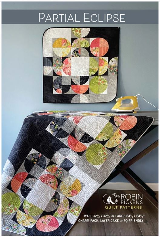 Partial Eclipse Quilt Pattern  by Robin PIckens - 2 Sizes / RPQP-PE155