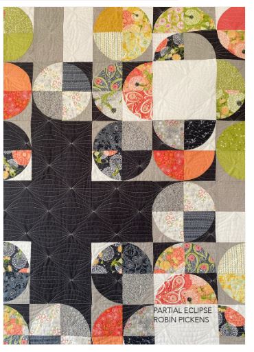 Partial Eclipse Quilt Pattern  by Robin PIckens - 2 Sizes / RPQP-PE155