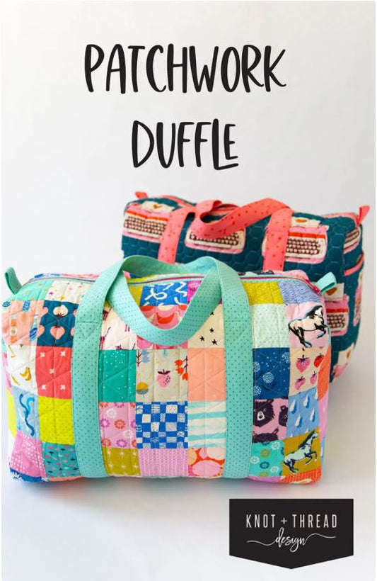 Patchwork Duffle 2nd Edition Pattern by Knot & Thread Designs