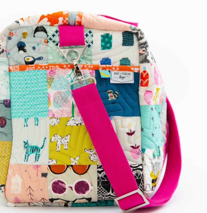 Patchwork Duffle 2nd Edition Pattern by Knot & Thread Designs