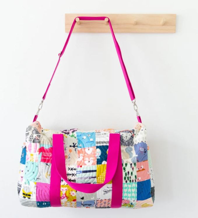 Patchwork Duffle 2nd Edition Pattern by Knot & Thread Designs