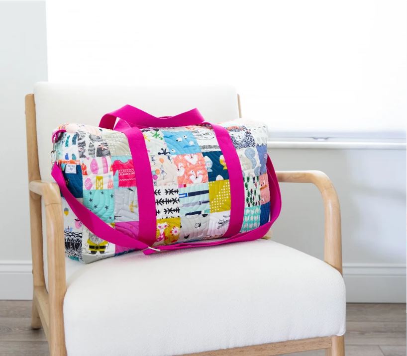 Patchwork Duffle 2nd Edition Pattern by Knot & Thread Designs