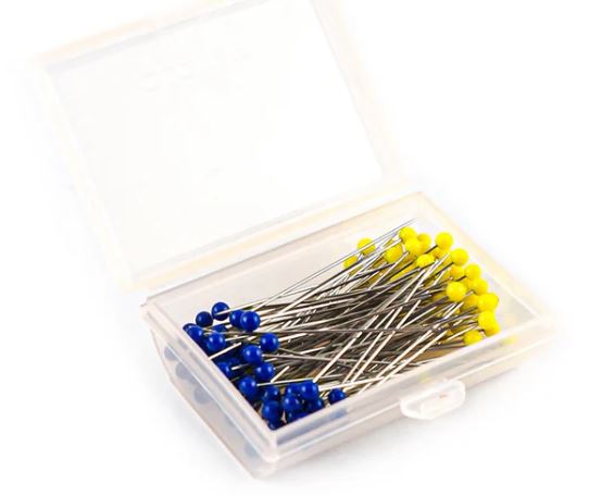 Clover Glasshead Patchwork Pins (100 ea.)