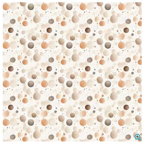 Tan Watercolour Dots Fabric by Camelot Fabrics - #21250607-01