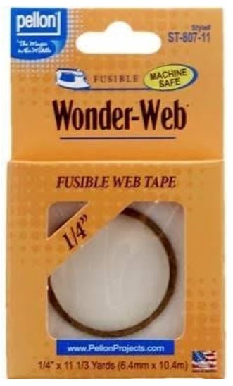 Pellon Wonder-Web Fusible Web Tape | 1/4" x 11-1/3 Yards