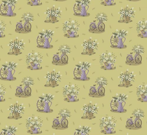 Bicycle Blooms / Pioneer Days Collection  by Lady Bruniere | Mia Presley Designs