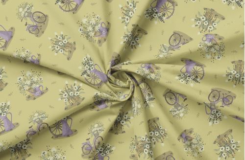 Bicycle Blooms / Pioneer Days Collection  by Lady Bruniere | Mia Presley Designs