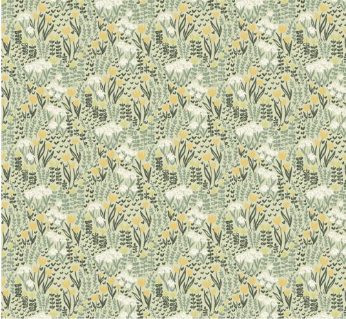 Wildflower Waltz-green / Pioneer Days Collection  by Lady Bruniere | Mia Presley Designs