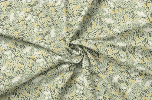 Wildflower Waltz-green / Pioneer Days Collection  by Lady Bruniere | Mia Presley Designs