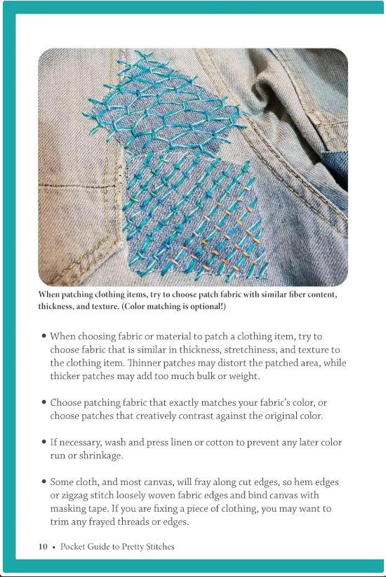 Pocket Guide to Pretty Stitches by Karen Hemingway