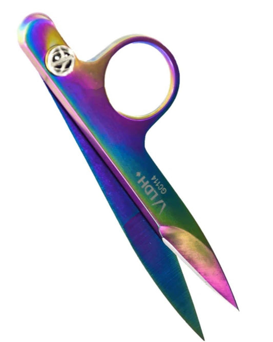 Prism Thread Snip by LDH Scissors / GC114 Valdani perle cotton size 12 thread spool for quilting and embroidery
