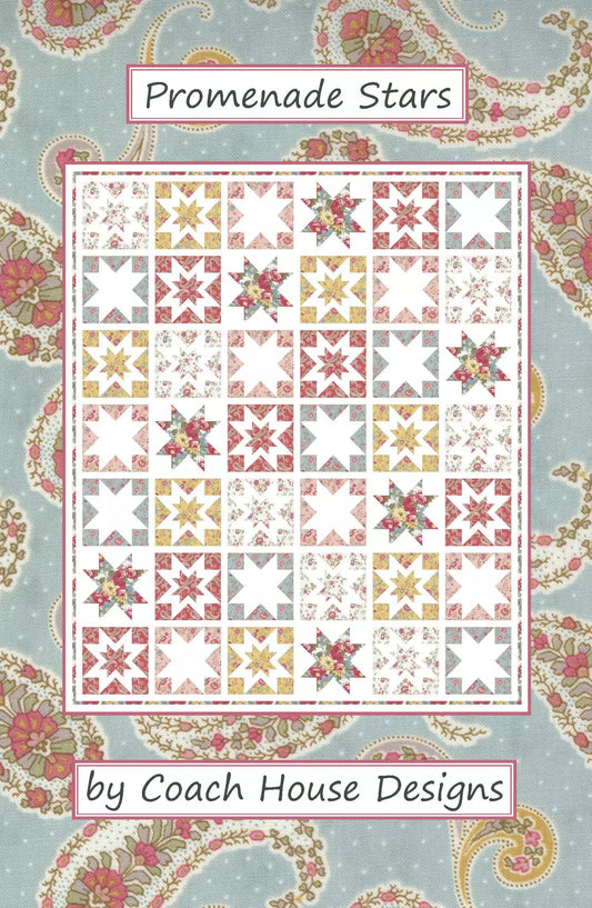 Promenade Stars Quilt Pattern by Coach House Designs