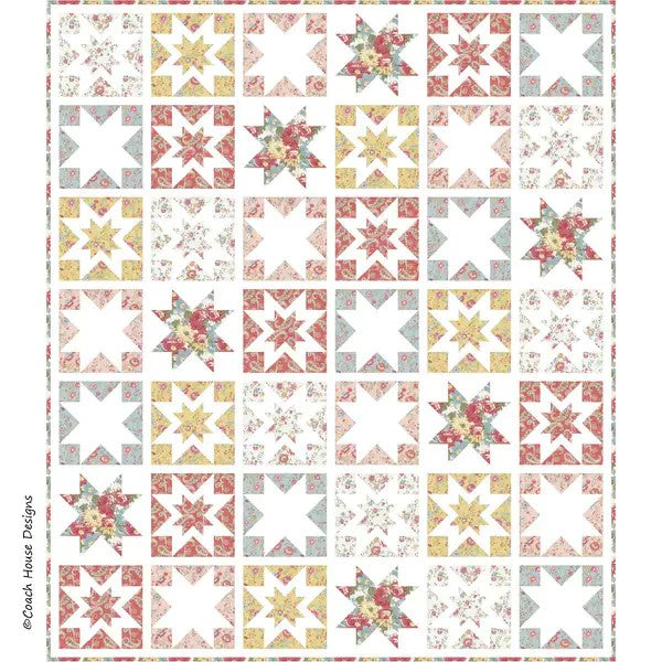 Promenade Stars Quilt Pattern by Coach House Designs