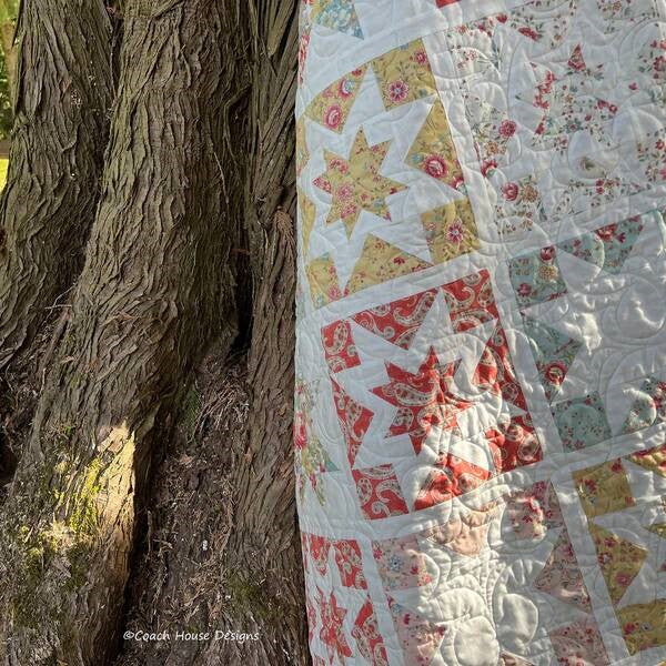 Promenade Stars Quilt Pattern by Coach House Designs