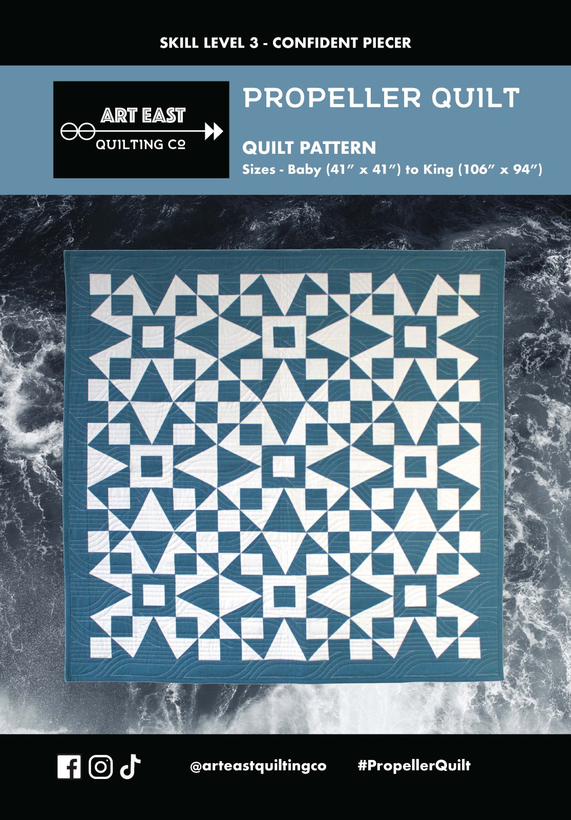Propeller Quilt Pattern Booklet - Art East Quilting Co.