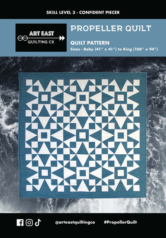 Propeller Quilt Pattern Booklet - Art East Quilting Co.