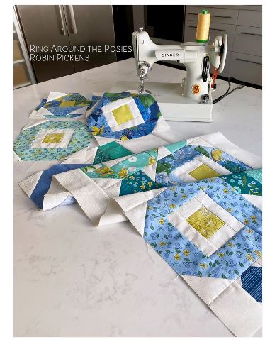 Ring Around the Posies Quilt Pattern by Robin Pickens / RPQP-RAP133