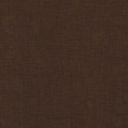 Quilters Linen -CHOCOLATE / 9864-167 by Robert Kaufman Fabrics - 1/2 Meter Pre-cut