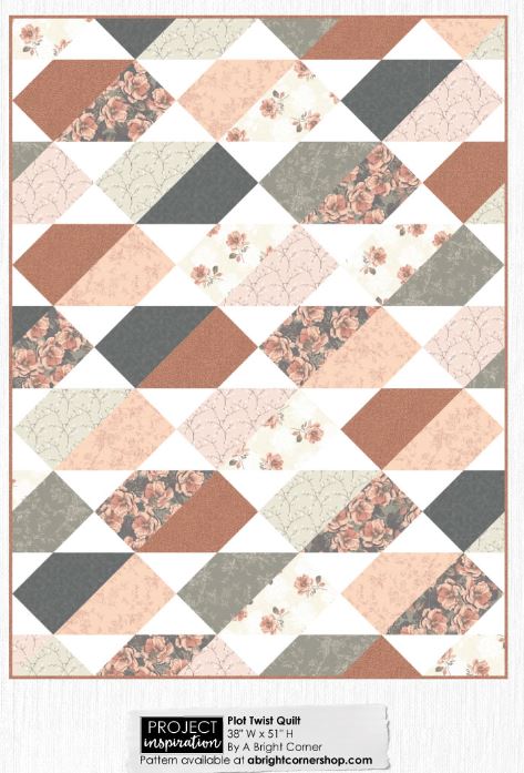 Rosalind Grey Fat Quarter Bundle - 8 Pieces - Camelot Fabrics