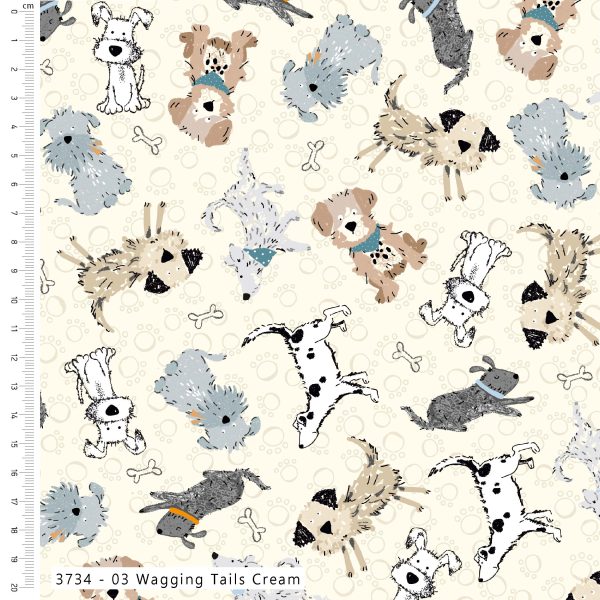 Ruff and Tumble 5 Piece Fat Quarter Bundle by Susan Wheeler / Make + Believe