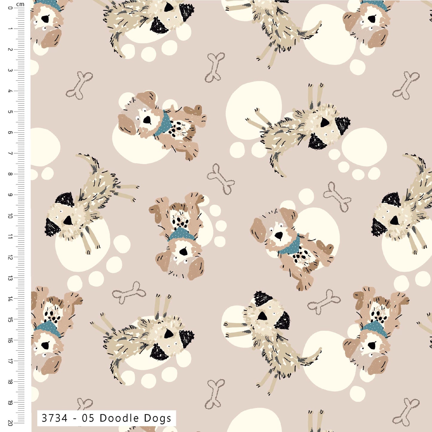 Ruff and Tumble 5 Piece Fat Quarter Bundle by Susan Wheeler / Make + Believe