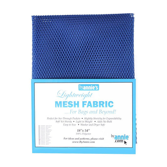Mesh Fabric 18 x 54" - Blastoff Blue - ByAnnie