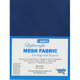 Mesh Fabric 18 x 54" - Blastoff Blue - ByAnnie