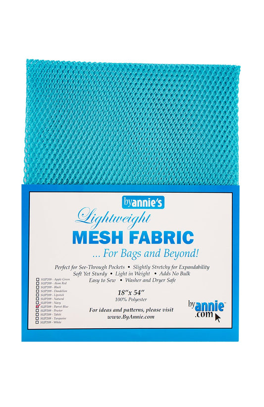 Mesh Fabric 18 x 54" - Parrot Blue - ByAnnie