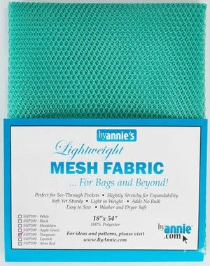 Mesh Fabric 18 x 54" - Turquoise - ByAnnie