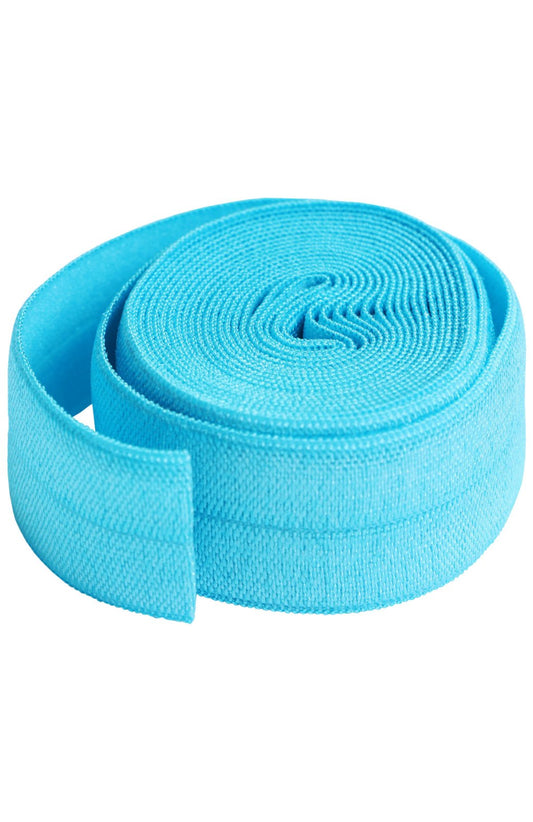 Fold Over Elastic 20mm x 2 yds - Parrot Blue - ByAnnie