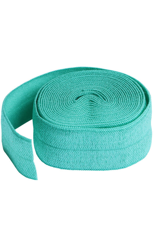 Fold Over Elastic 20mm x 2 yds - Turquoise - ByAnnie