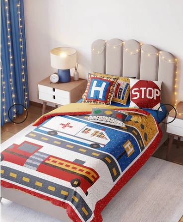 Save The Day Quilt Pattern by Sew A Story (79 1/2" x 92")