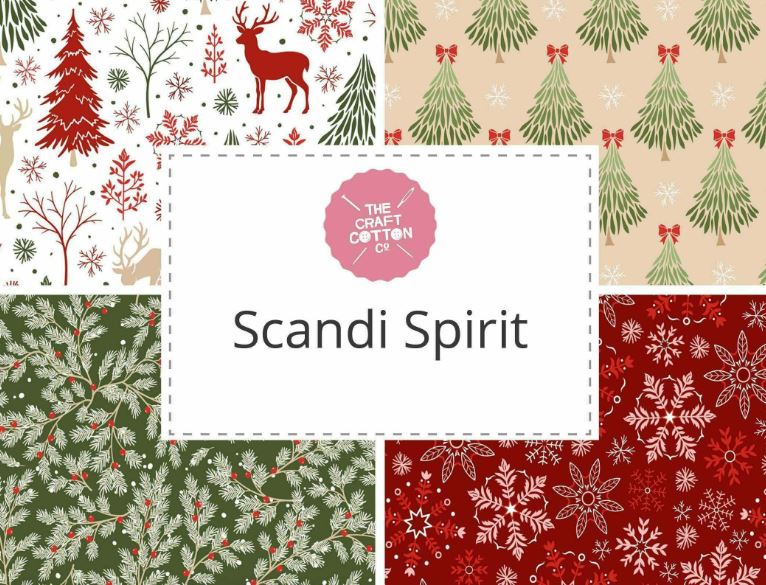 Scandi Spirit Fat Quarter Bundle - 5 Pieces | Make + Believe Fabrics