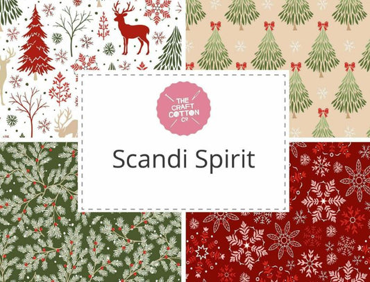 Scandi Spirit Fat Quarter Bundle - 5 Pieces | Make + Believe Fabrics