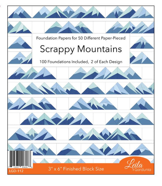 Scrappy Mountains Foundation Pad by Leila Gardunia / LGD-112