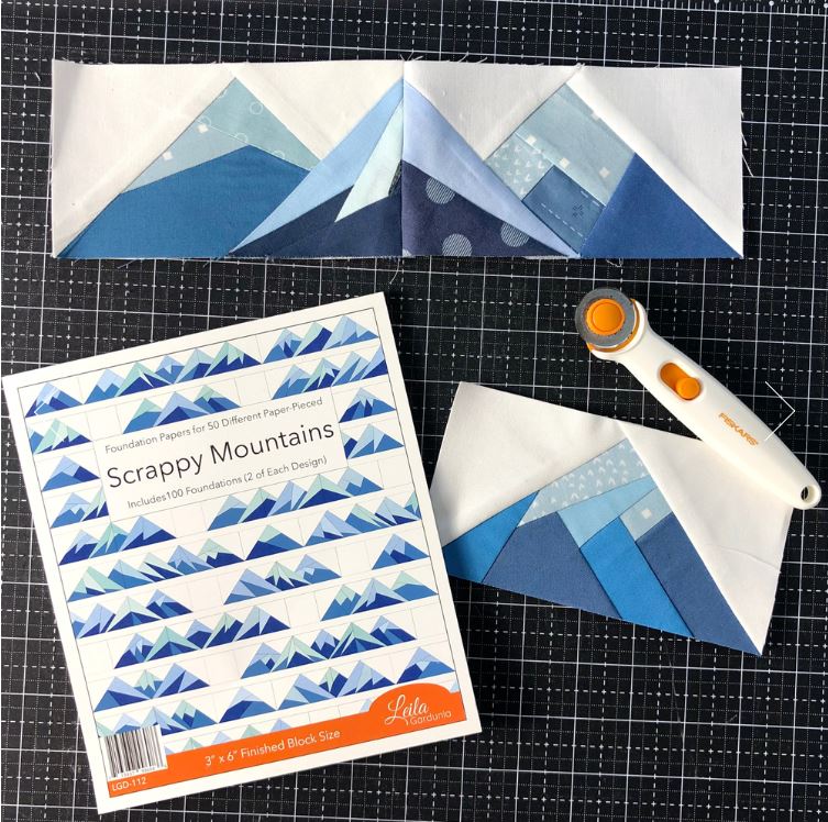 Scrappy Mountains Foundation Pad by Leila Gardunia / LGD-112